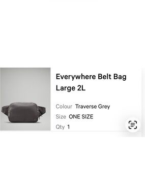 lululemon athletica Everywhere Belt Bag - Traverse Grey